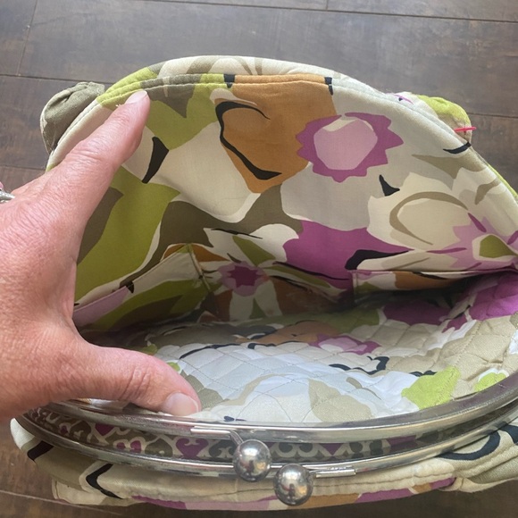 Vera Bradley Eloise Kiss Lock Handbag - Picture 10 of 14